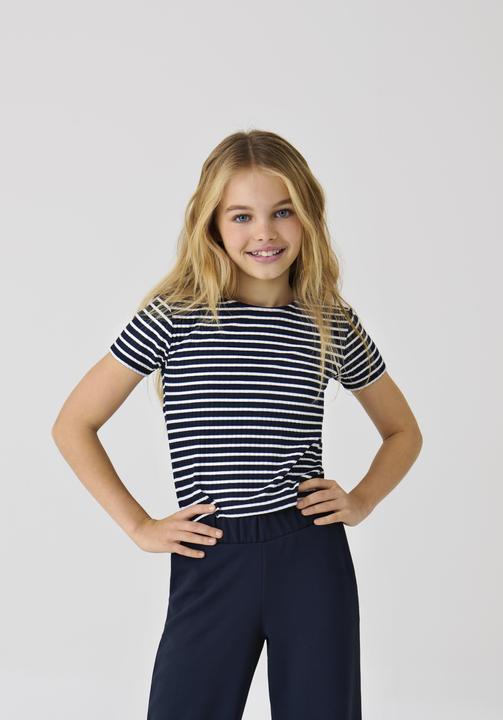Actual product image Only Kognella Striped S/S O-Neck Top Jrs Noos (122)