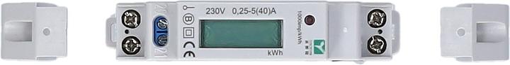 Immagine prodotto KS Tools Contatore di corrente efuturo per guida DIN tarato MID, monofase, 3,7 o 7,4 kW.