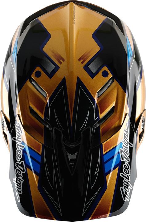 Actual product image Troy Lee Designs D4 Composite MIPS Helmet, Royalty, black/gold, XS | 53-54cm