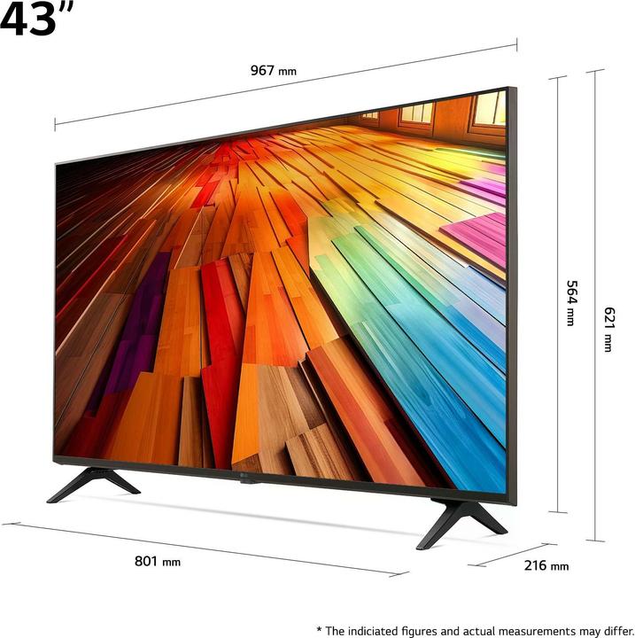 Produktbild LG 43UT80006 (43", UT80, LED, 4K, 2024)