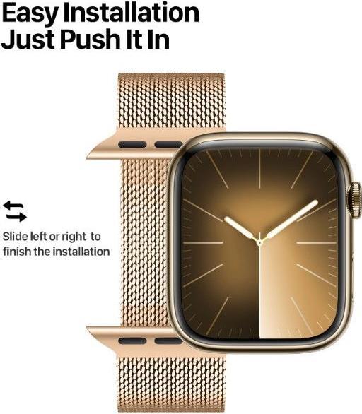 Actual product image Dux Ducis Milanese Pro Armband (41 mm, 38 mm, 40 mm, Stainless steel)