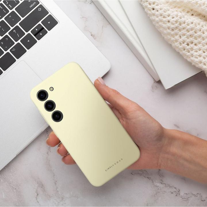 Actual product image Roar Back panel cover case CLOUD SKIN for SAMSUNG A34 5G Light Yellow (Samsung Galaxy A34 5G)