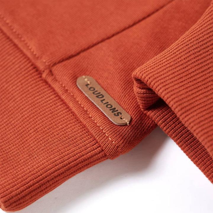 Immagine prodotto VidaXL Felpa da bambino marrone ruggine 140,Materiale: 92% cotone. 8 (140)
