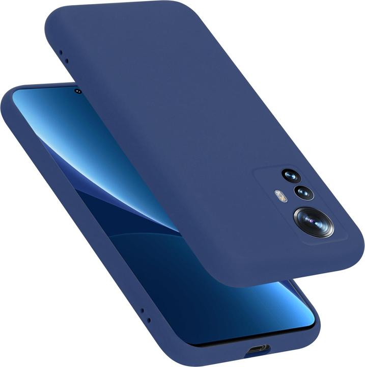 Actual product image Cadorabo TPU Liquid Silicone Case Cover for Xiaomi 12 PRO (Realme 12 Pro+)