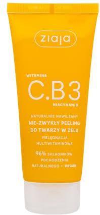 Ziaja Vitamin C.B3 Niacinamide Face Scrub Gel - Multivitamin Exfoliating Gel 100ml (Peeling, 100 ml)