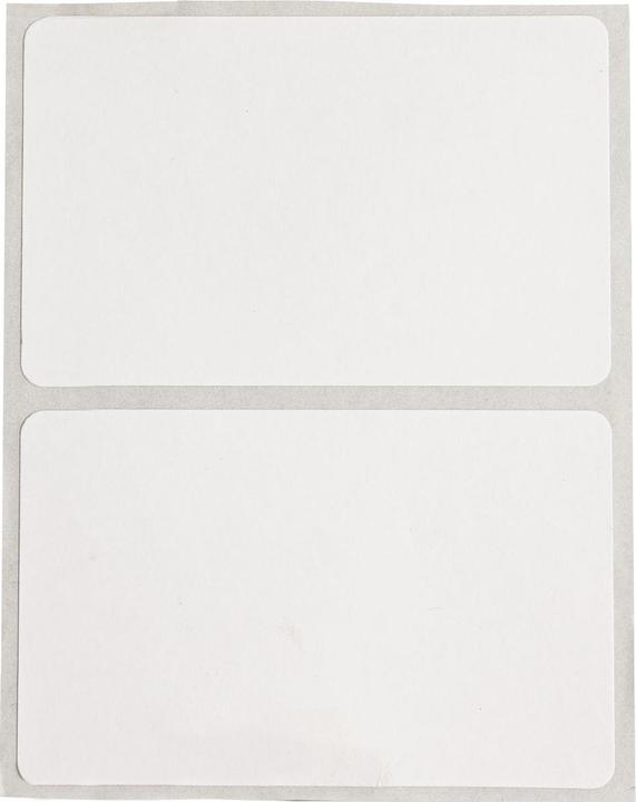 Image du produit Brady J20-19-2550, papier, blanc, 76.20 x 50.80 mm, permanent (550 étiquettes)