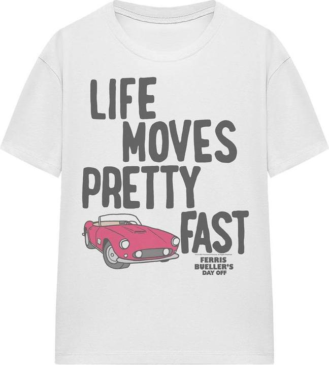Actual product image Ferris Bueller´s Day Off Unisex Adult Slow Down T-Shirt (M)