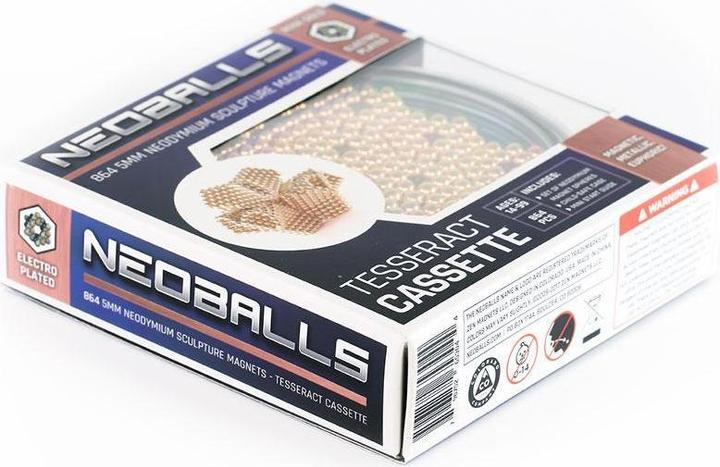 Produktbild Neoballs Kugelmagnete Rosegold - Tesseract-Kassette