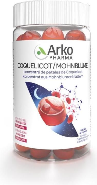 Actual product image Arkopharma Arkogummies Mohnblume (60 Piece, Gummies, 198 g)