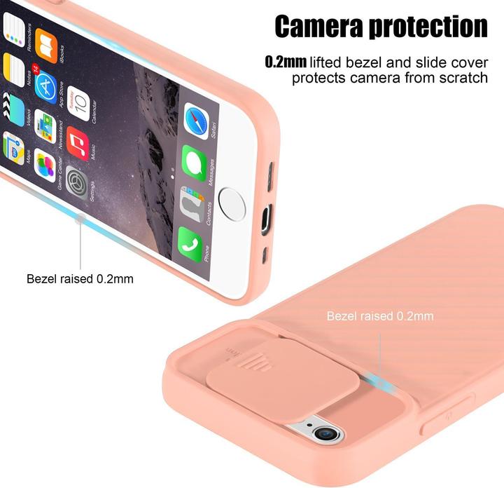 Immagine prodotto Cadorabo Cover in TPU con protezione della fotocamera (Apple iPhone 6 Plus)