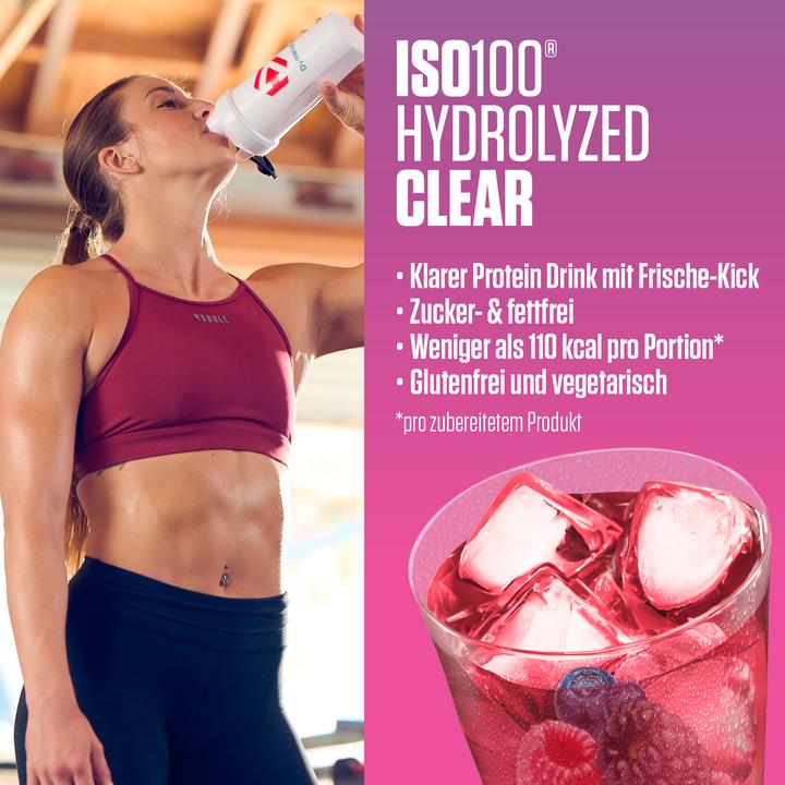 Image du produit Dymatize ISO100 Clear Whey (Sucette aux baies sauvages, 1 pcs, 900 g)