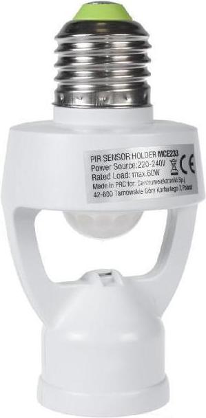 Produktbild Maclean MCE233 - Maclean-Sensor-Glühbirnenleuchte, Bewegungs- und Dämmerungssensor, 360° (6 m)