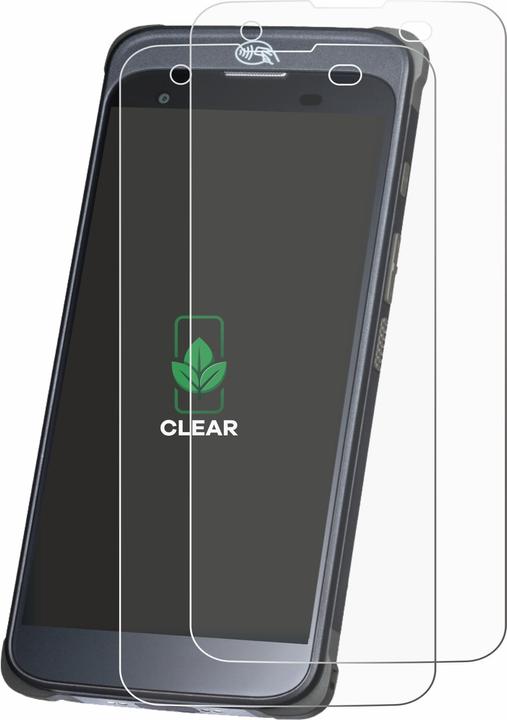Produktbild ScreenLeaf Schutzfolie nachhaltiger Displayschutz Display Schutz Folie Klar Transparent (2 Stück, HTC 10)