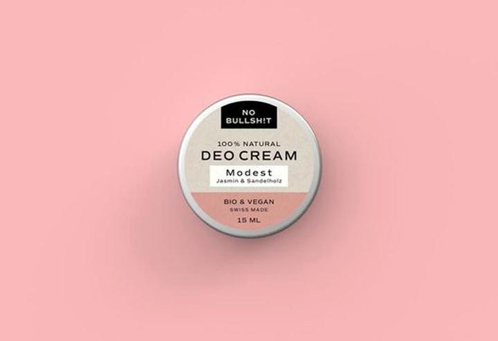 Immagine prodotto NO BULLSH!T Deo Cream Modest 15 ml (Crema, 15 ml)