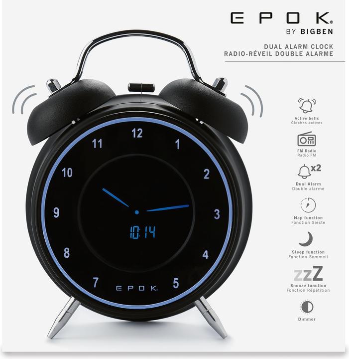 Actual product image Bigben Radio alarm clock RR90 w. LCA Display black