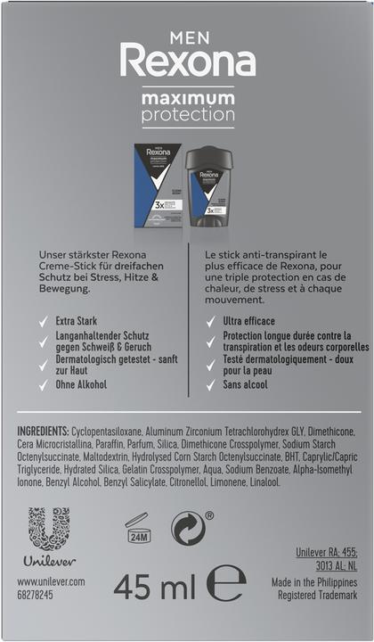 Produktbild Rexona Maximum Protection (Crème, 45 ml)