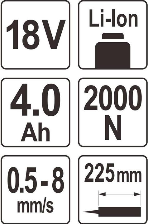 Productafbeelding Yato Pistool Voor Siliconen En Lijm 18v + Batterij.
