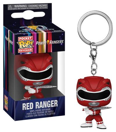 Actual product image Funko Power Rangers 30th présentoir porte-clés Pocket POP! Vinyl Red Ranger 4 cm (12)
