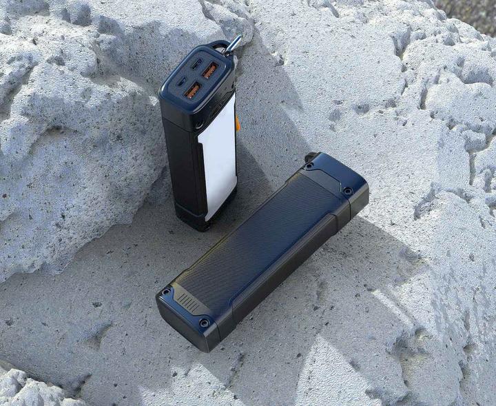 Produktbild Revolt Outdoor-USB-Powerbank mit 20.000 mAh, LED-Licht, USB-C PD 20 W, LED (20 mAh, 20 W)