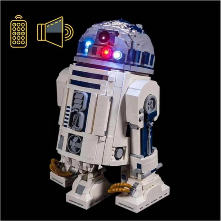 Actual product image Light my bricks LED Light & Sound Set for LEGO Star Wars R2-D2 (incl. remote control)