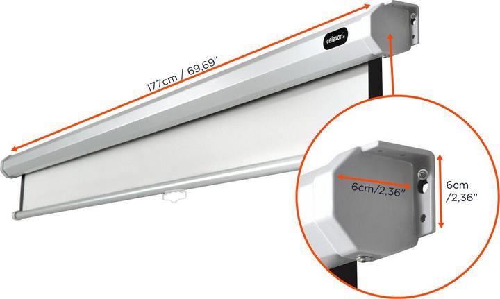 Image du produit Celexon Rollo Economy, toile, 1:1 (88.98", 1:1)