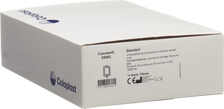 Conveen Nachtbeutel 1500ml 90cm Rückventil nicht steril