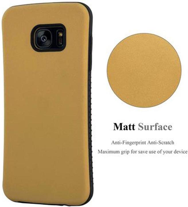 Actual product image Cadorabo Hard Cover Hybrid Rubberized (Samsung Galaxy S7 Edge)