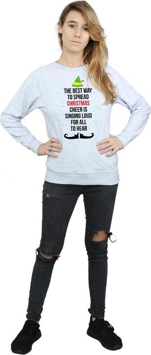 Immagine prodotto Elf Christmas Cheer Text Felpa Donna (S)