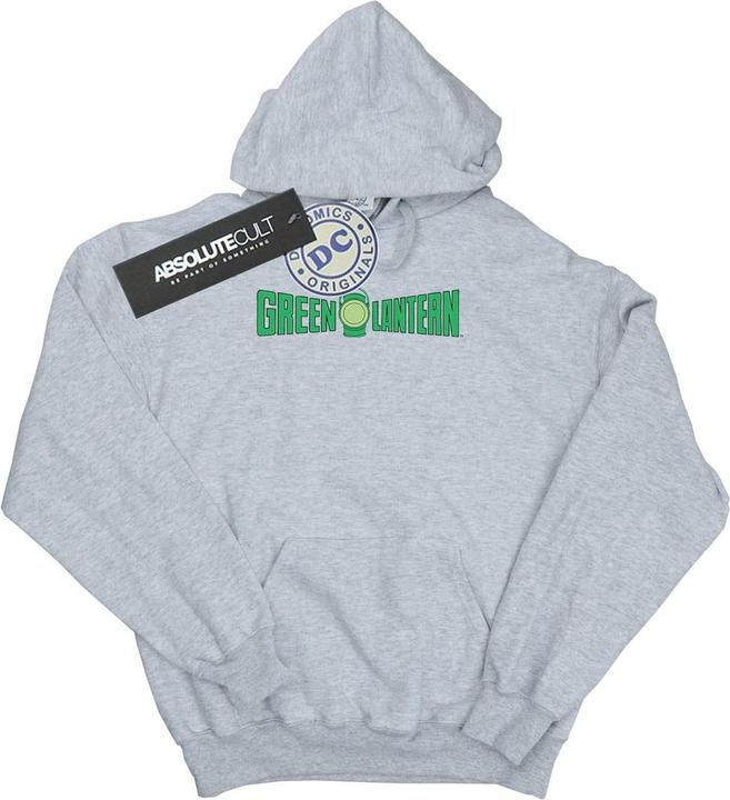 Actual product image Mens Green Lantern Text Logo Hoodie (XL)
