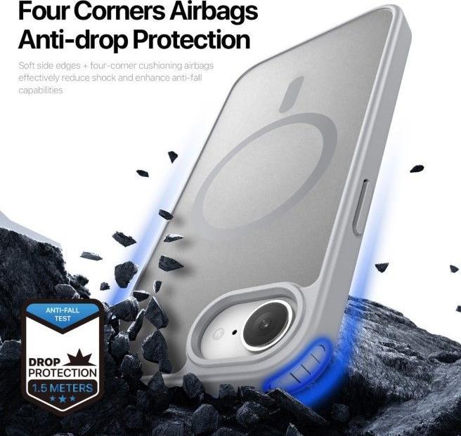 Image du produit Dux Ducis iPhone SE (2025) Compatible with MagSafe Case - Grey (Apple iPhone 16e)