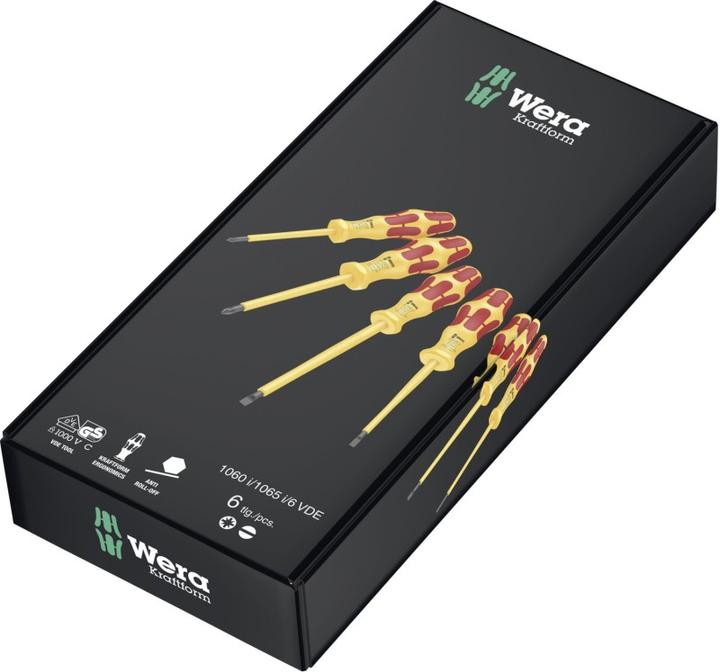 Produktbild Wera 1060 i/1065 i/6 (Pozidriv-Kreuzschlitz (PZ), Schlitz)