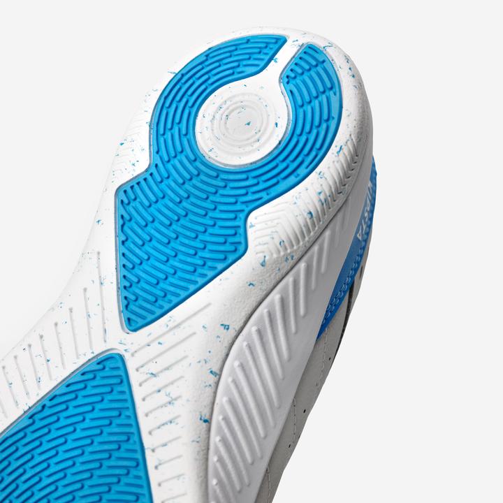 Image du produit Kipsta Kids' Futsal Trainers Eskudo 500 JR - Beige/Blue (38)
