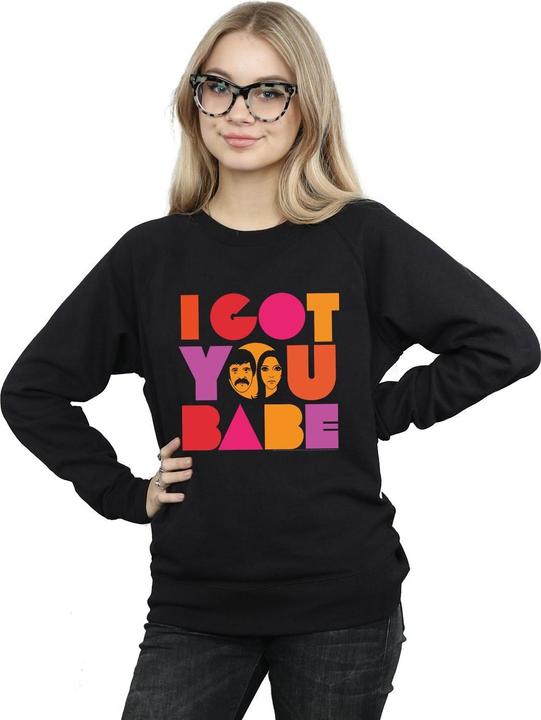 Actual product image Sonny & Cher Womens/Ladies I Got You Sweatshirt (XL)