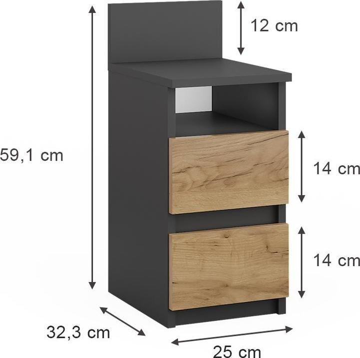 Image du produit Vichy Monty (25 x 32.5 x 59 cm)