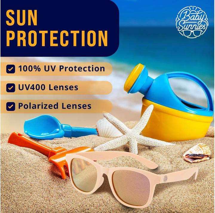 Image du produit Baby Sunnies Kinder-Sonnenbrille mit Band Hellblau