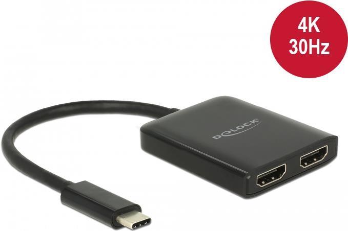Actual product image Delock USB Type-C to (HDMI, 25 cm)