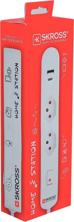 Actual product image Skross Home Station (2 x, Type 13, 1.50 m)