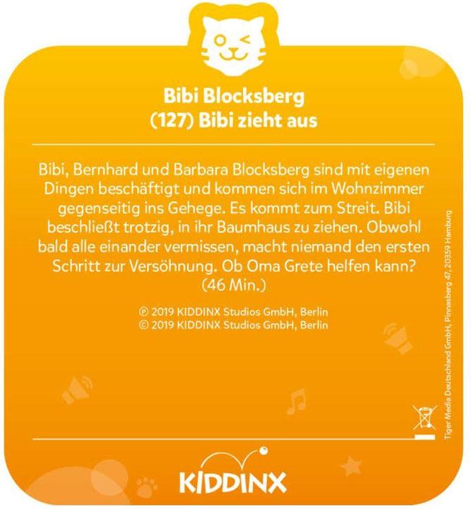 Produktbild Tigermedia Tigercard Bibi Blocksberg zieht aus (Folge 127) (Deutsch)