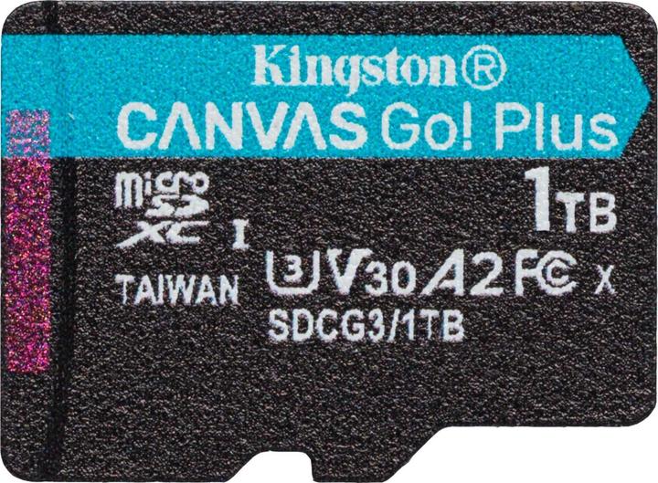 Kingston Canvas Go Plus (1000 GB, microSDXC, U3, UHS-I)