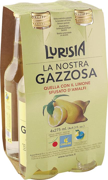 Image du produit Lurisia La Nostra Gazzosa (4 x 27,5 cl)