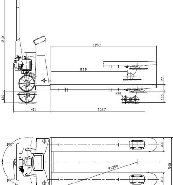 Produktbild Holzmann Hubwagen (2500 kg)
