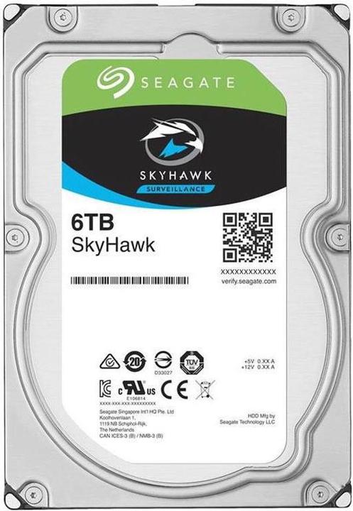 Immagine prodotto Seagate HD Surveillance HDD 6TB 3,5" per la sorveglianza (6 TB, 3.5", CMR)