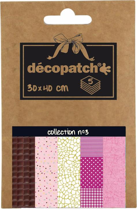 Produktbild Décopatch Decopatch-Papier Nr. 3, 5 Blatt (20 g/m², 5 x)