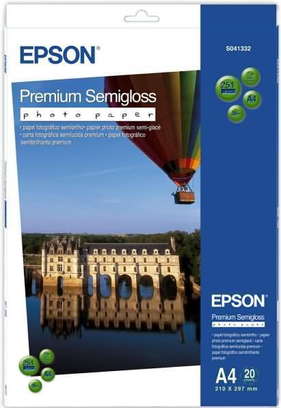 Image du produit Epson Premium Semigloss (251 g/m², A4, 20 x)