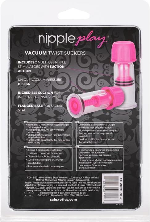 Actual product image CalExotics Vacuum Twist Suckers