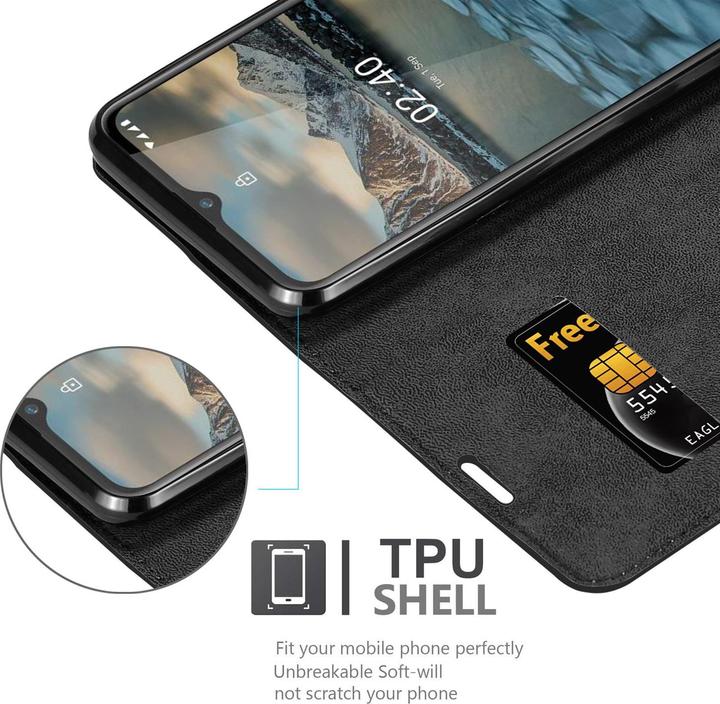 Productafbeelding Cadorabo Boek Onzichtbare Magneethoes (Nokia 2.4)