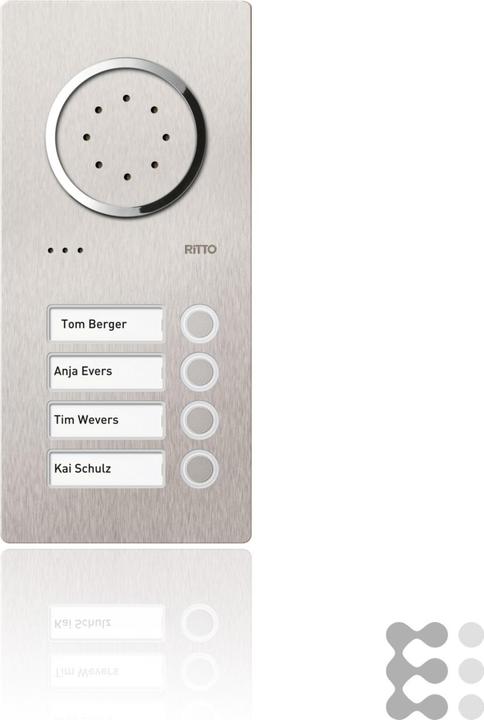 Actual product image Ritto Electric door station Acero participant