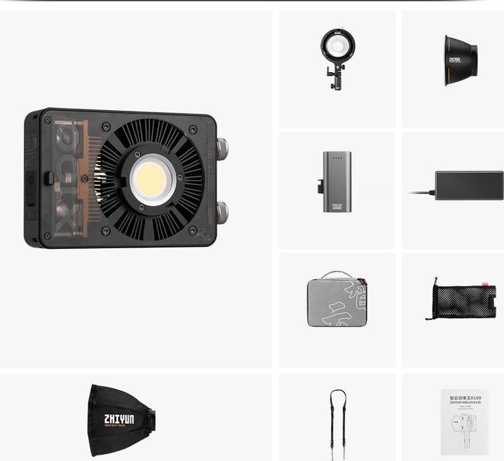 Actual product image Zhiyun Molus X100 Pro Black (Studio light)