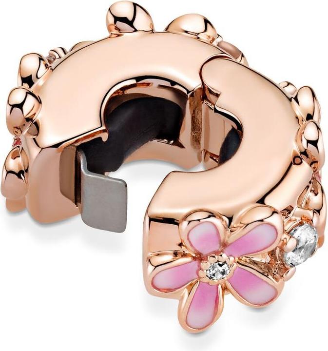 Image du produit Pandora Fleur Daisy (Métal, plaqué or rose, Émail)