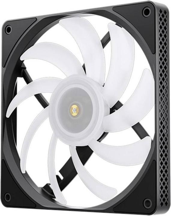 Actual product image Jonsbo HF1415 Slim PWM fan, ARGB, 140mm - black (140 mm)